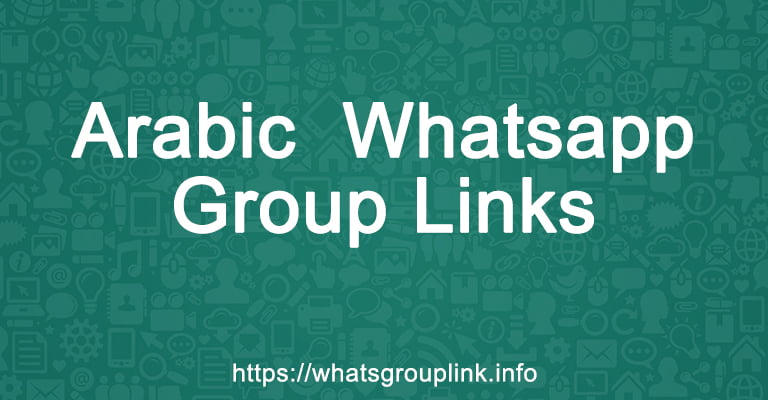 Arabic Whatsapp Group Links