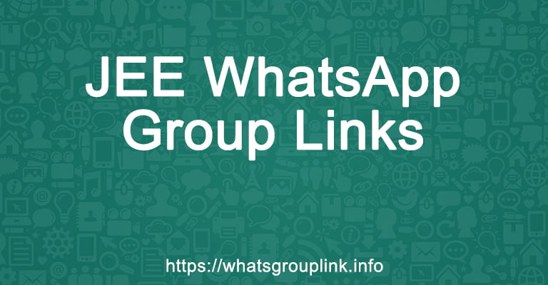 JEE WhatsApp Group Links