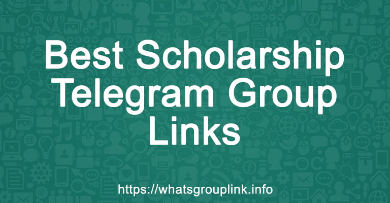 Best Scholarship Telegram Group Links