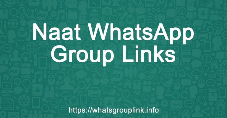 Naat WhatsApp Group Links