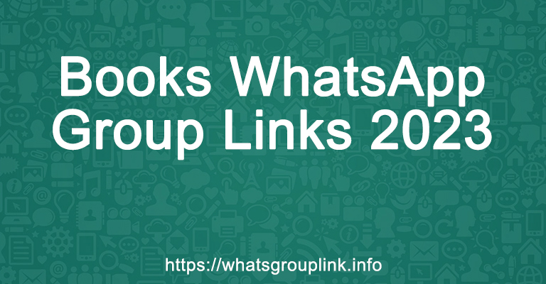 Books WhatsApp Group Links 2023