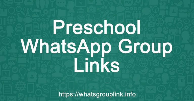 Preschool WhatsApp Group Links