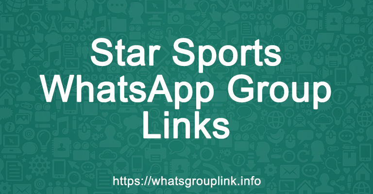 Star Sports WhatsApp Group Links
