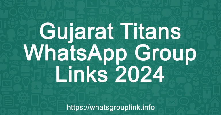Gujarat Titans WhatsApp Group Links